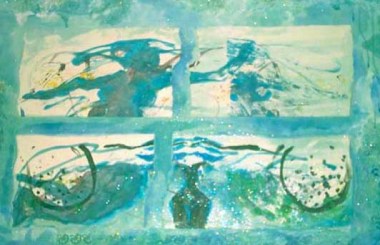 Listening (though someone said I should call it Glistening. Because of the sparkly bits)