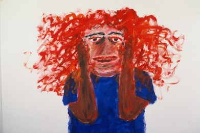 Red Girl Sarah Gibson © original art