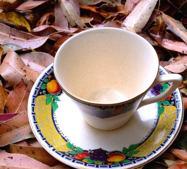 teacup art Sally Swain