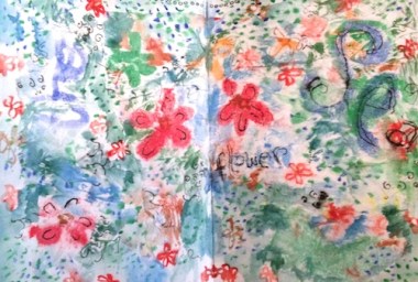 Shared Art Journal Flowers