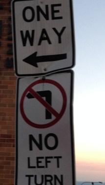 Which way? Katoomba sign