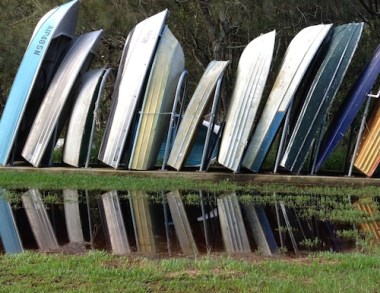 boat photo reflection sensory awareness