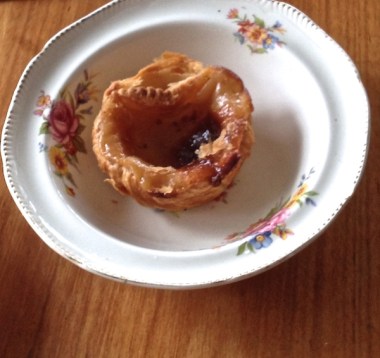 Portuguese custard tart crockery photo art