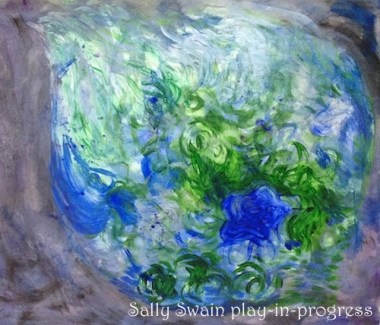 earth painting acrylic