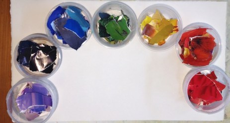 Yes Art rainbow collage