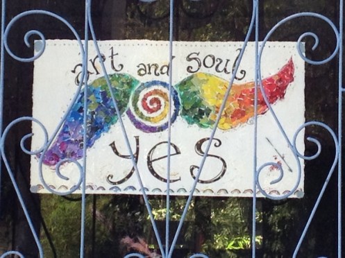 window art rainbow sign