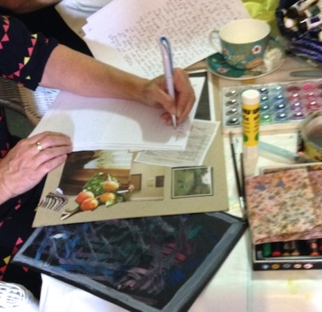 Art and Soul collage writing