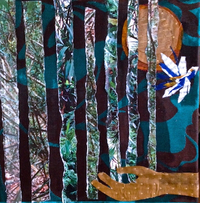 forest collage art