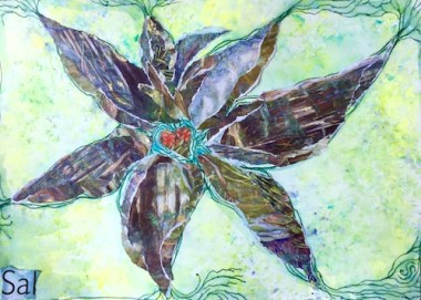 art collage watercolour healing